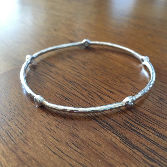 Ippolita Sterling Silver & Diamond Lollipop Bangle Bracelet (5-Stations) - Picture 5 of 6